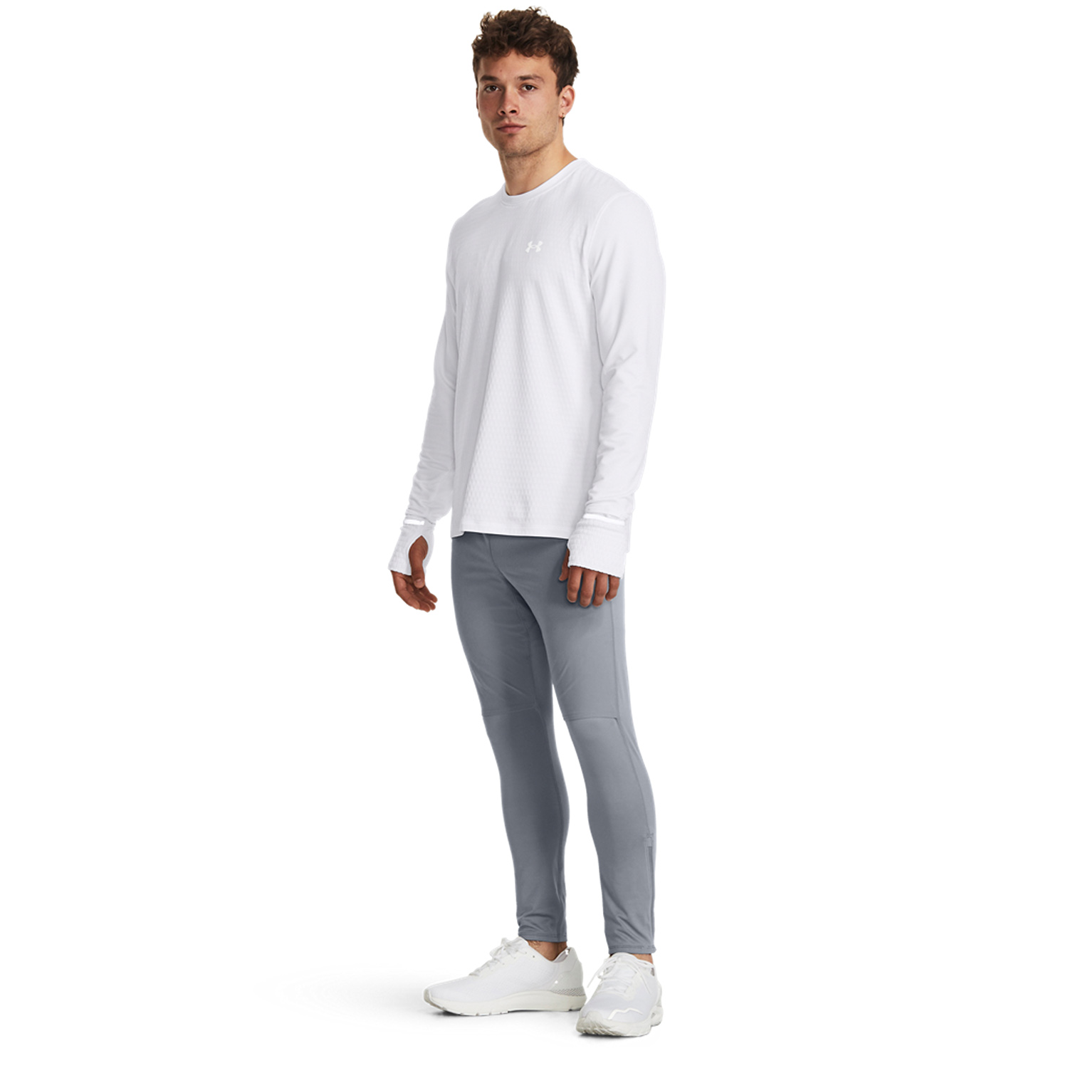 Under Armour Qualifier Cold Maglia - White/Reflective