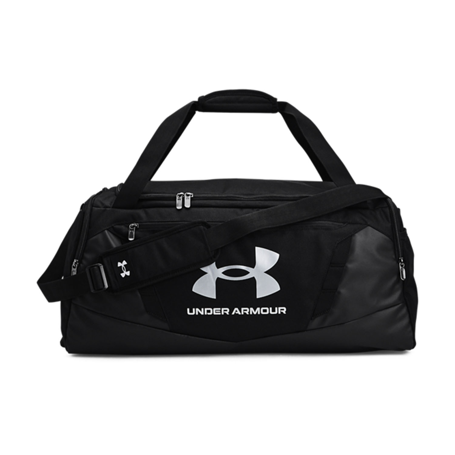 Under Armour Undeniable 5.0 Medium Duffle - Black/Metallic Silver