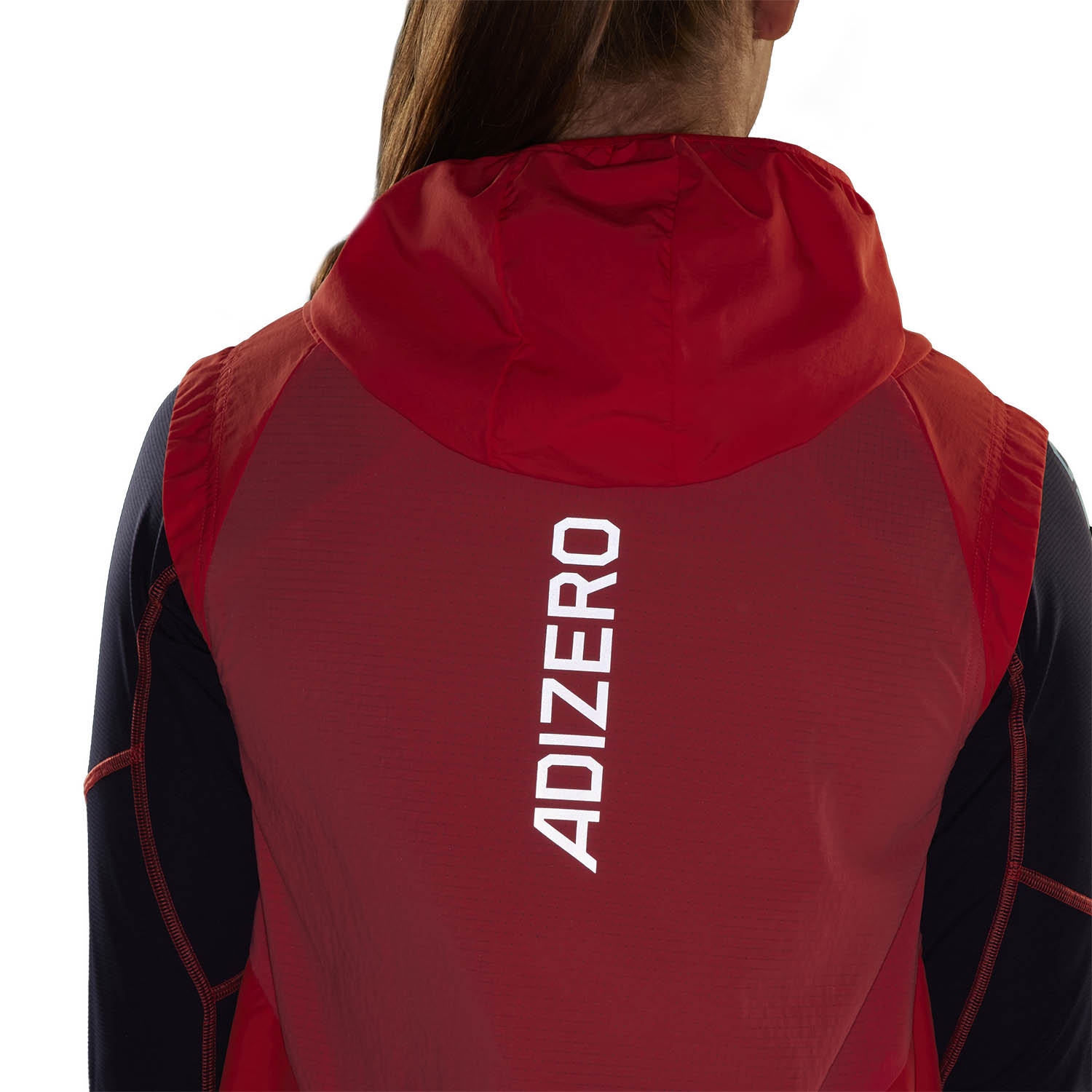 adidas adizero Chaqueta de Running Mujer - Black/Legend Ink