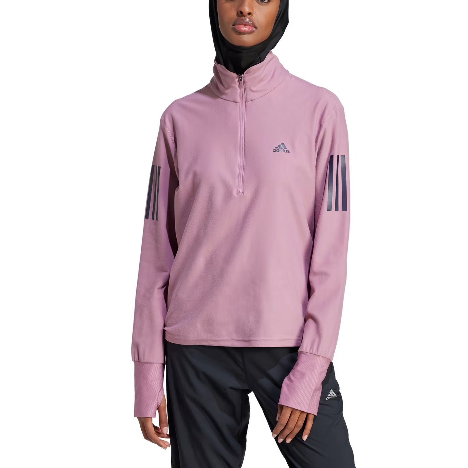 adidas Own The Run Logo Camisa - Wonder Quartz