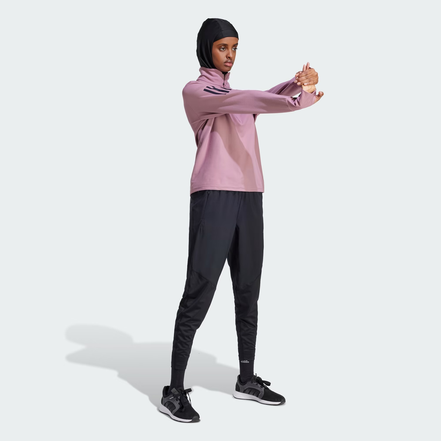 adidas Own The Run Logo Shirt - Wonder Quartz