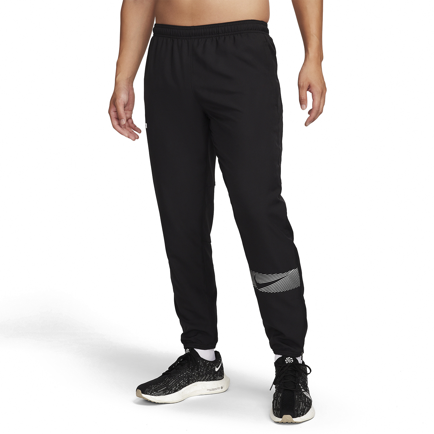 Nike Challenger Flash Pantaloni - Black/Reflective Silver