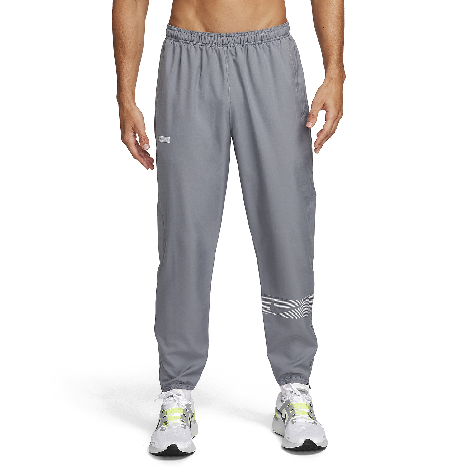 Nike Challenger Flash Pantaloni - Smoke Grey/Reflective Silver