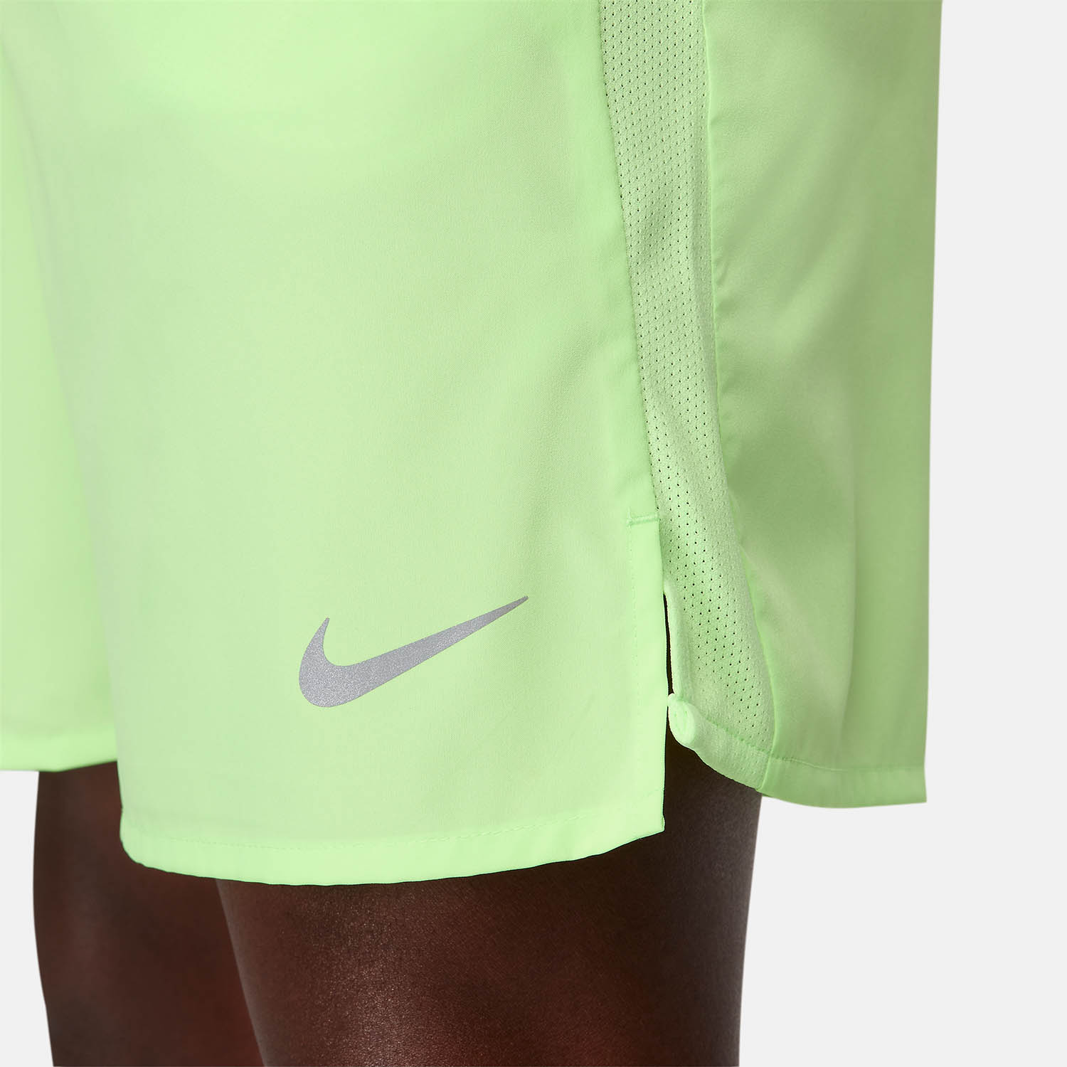 Nike Challenger Logo 7in Pantaloncini - Lime Blast/Reflective Silver