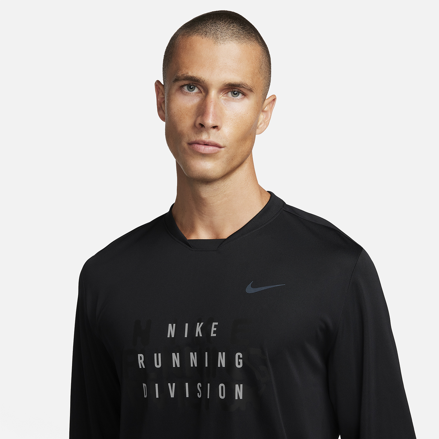 Nike Dri-FIT Run Division Rise 365 Maglia - Black/Black Reflective