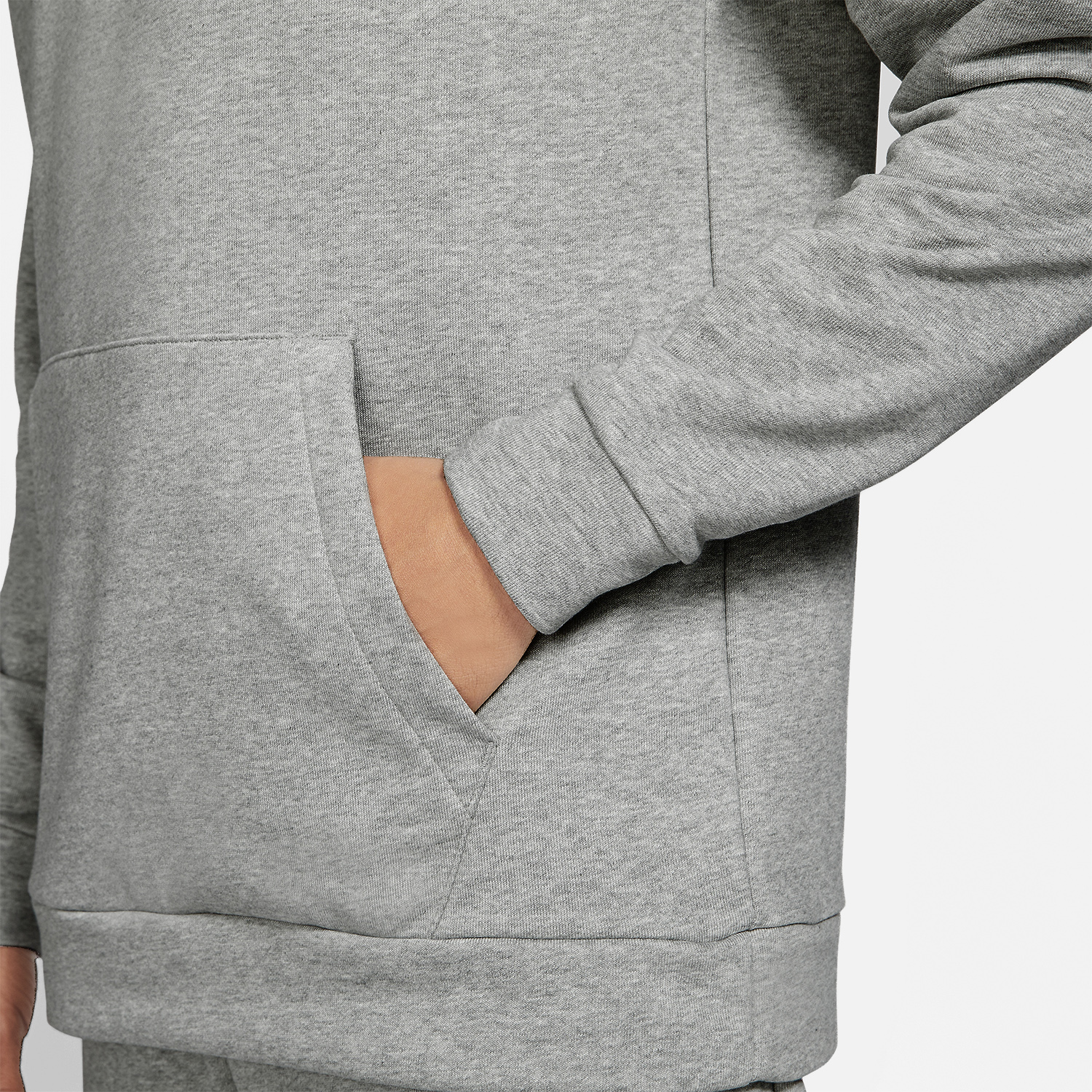 Nike Dri-FIT Swoosh Sudadera - Dark Grey Heather/Black