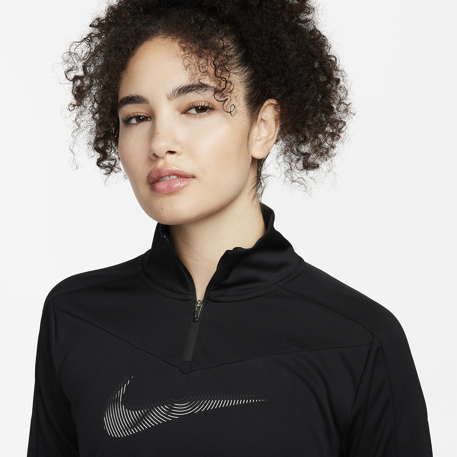 Nike Dri-FIT Swoosh Pacer Shirt - Black/Cool Grey