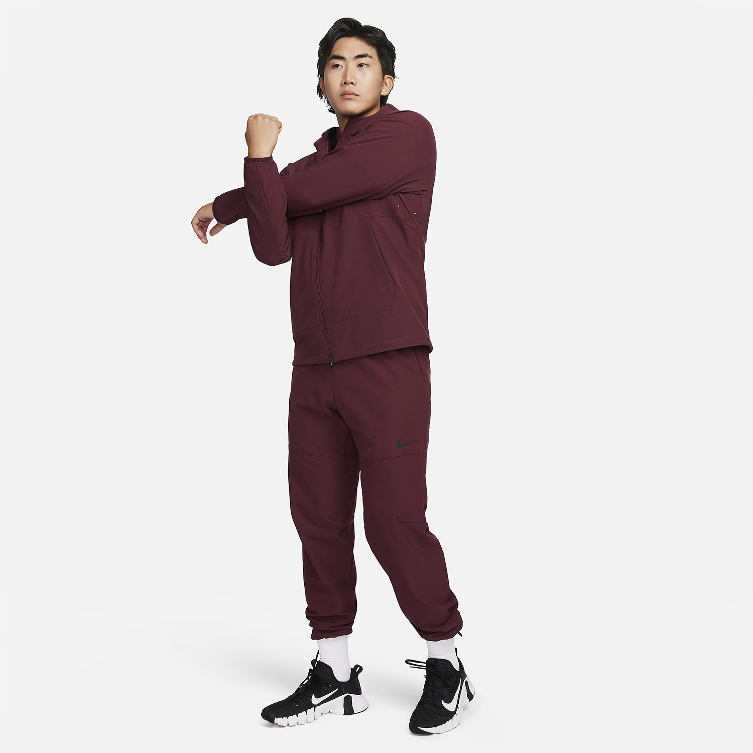 Nike Flex Vent Max Men's Running Pants - Night Maroon/Black