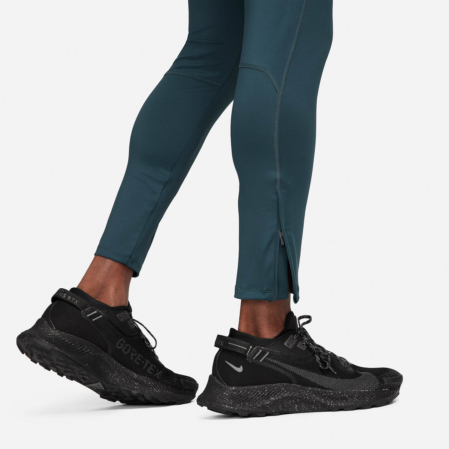 Nike Lunar Ray Winter Tights - Deep Jungle/Black/Luminous Green