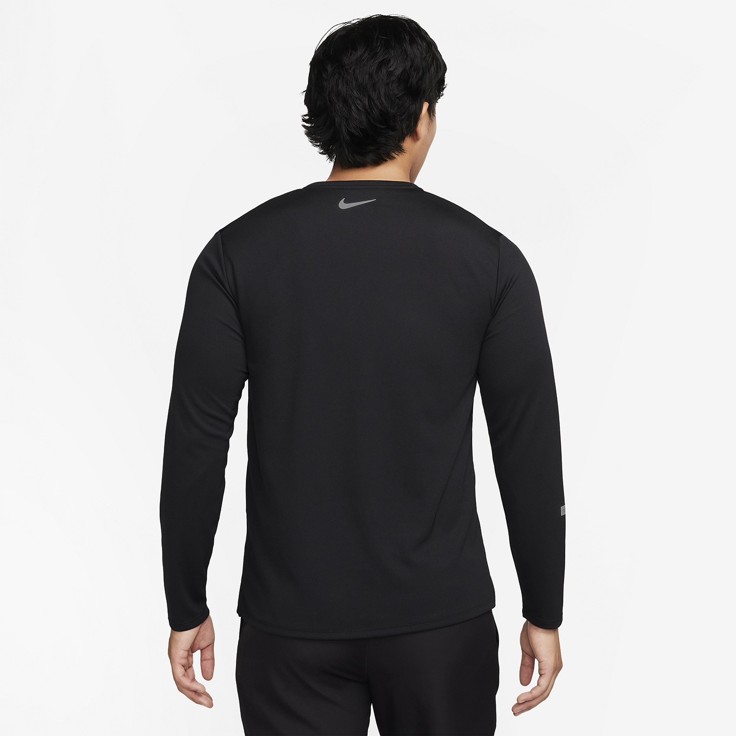 Nike Miler Flash Men's Running Shirt - Black/Reflective Silver