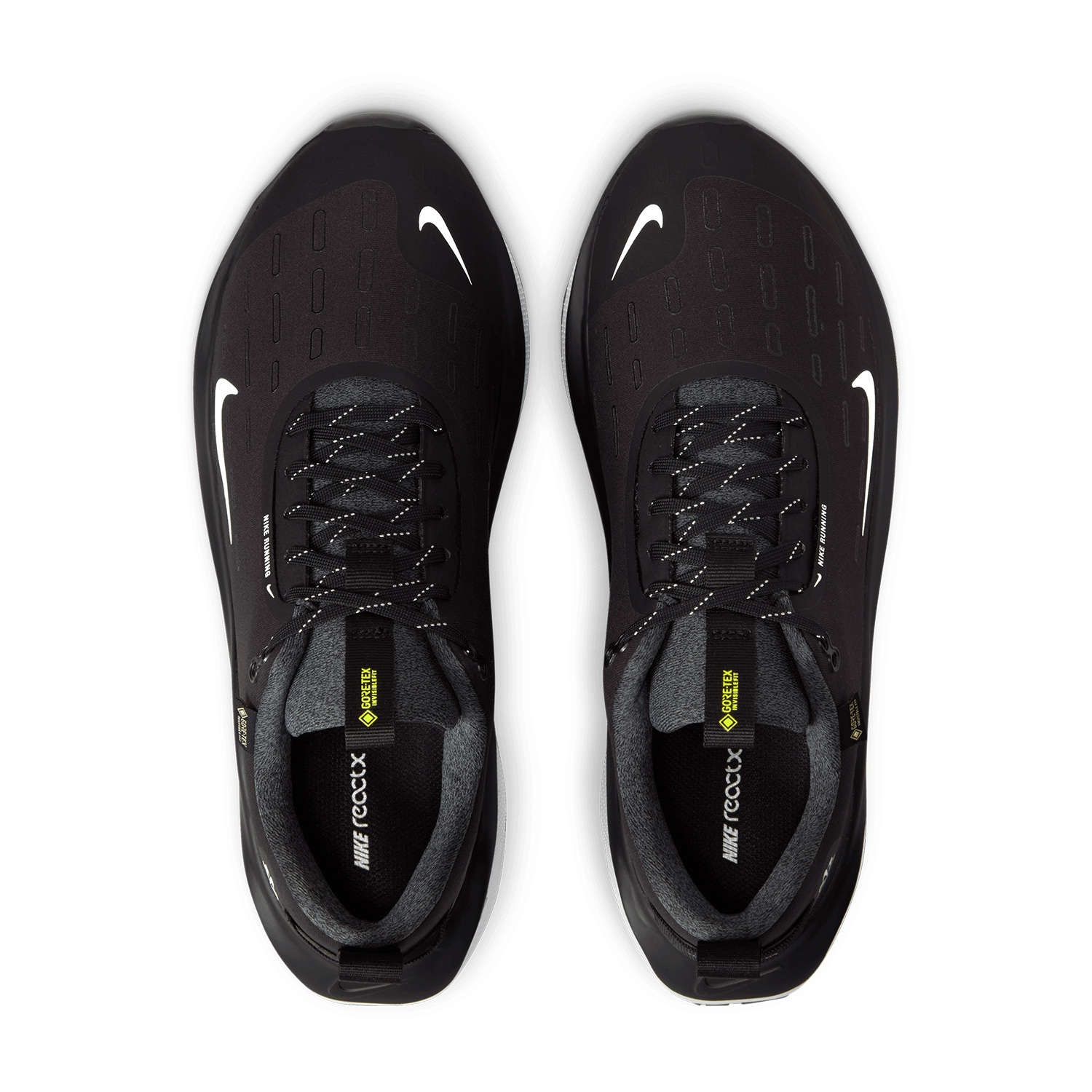 Nike InfinityRN 4 GTX Men's Running Shoes - Black/White