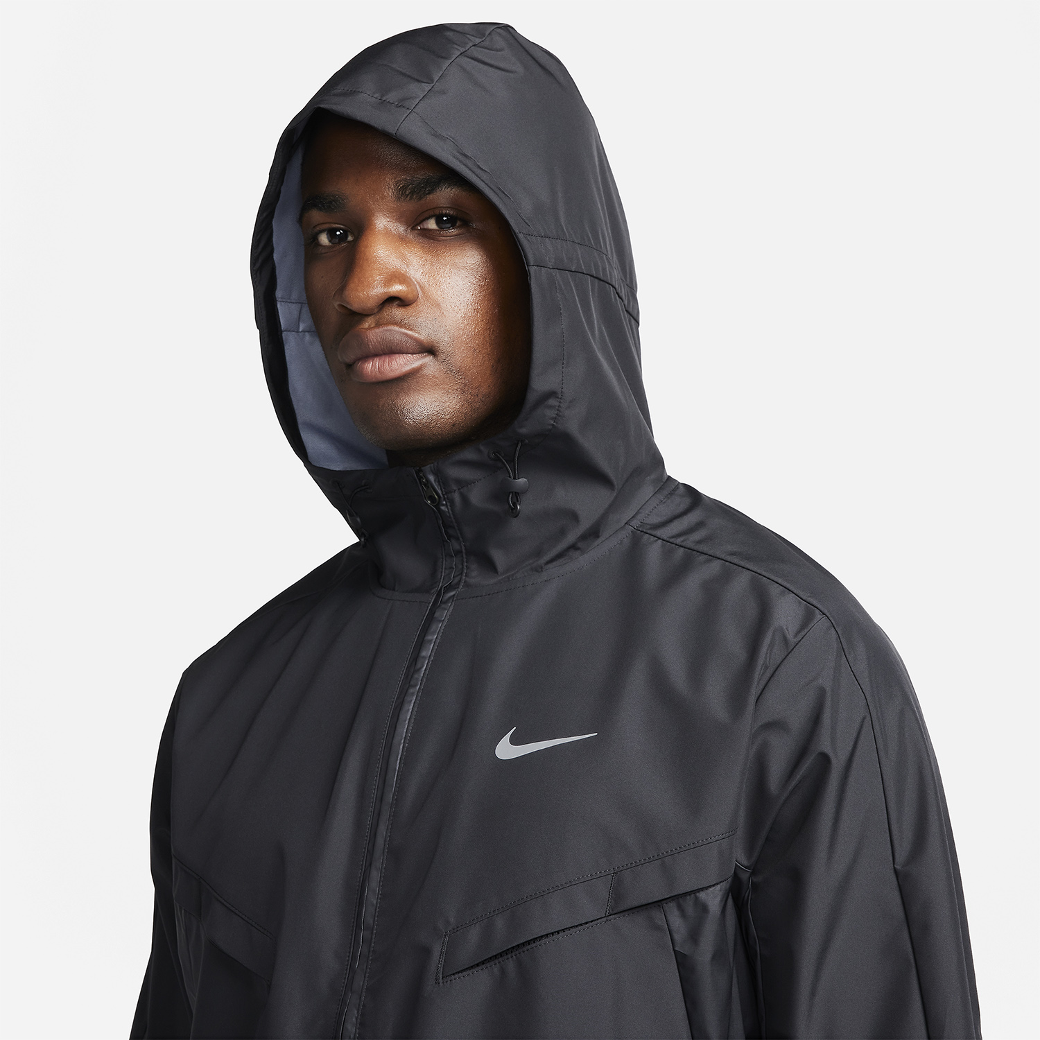 Nike Storm-FIT Windrunner Giacca - Black/Reflective Silver