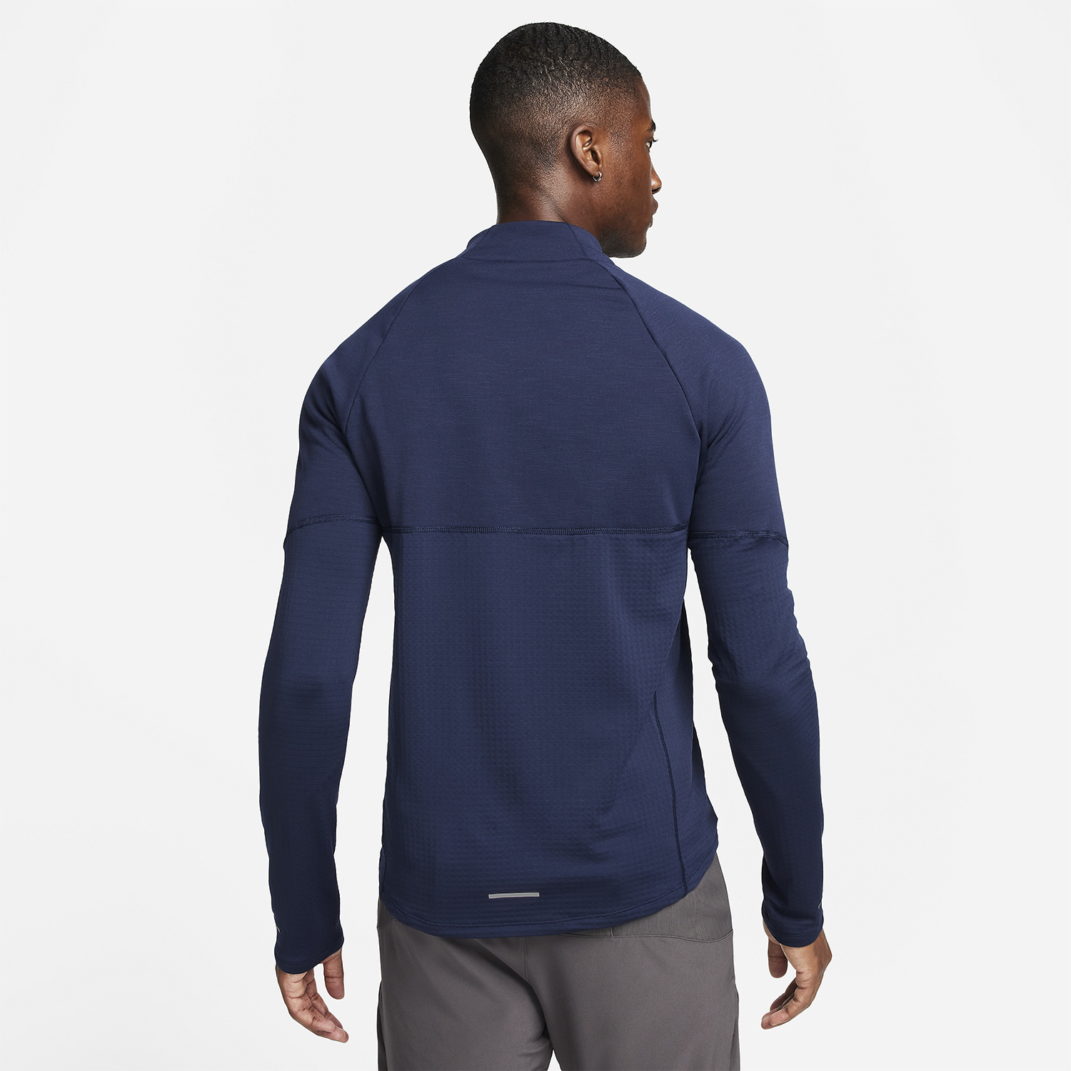 Nike Therma-FIT Element Men's Running Shirt - Obsidian/Silver