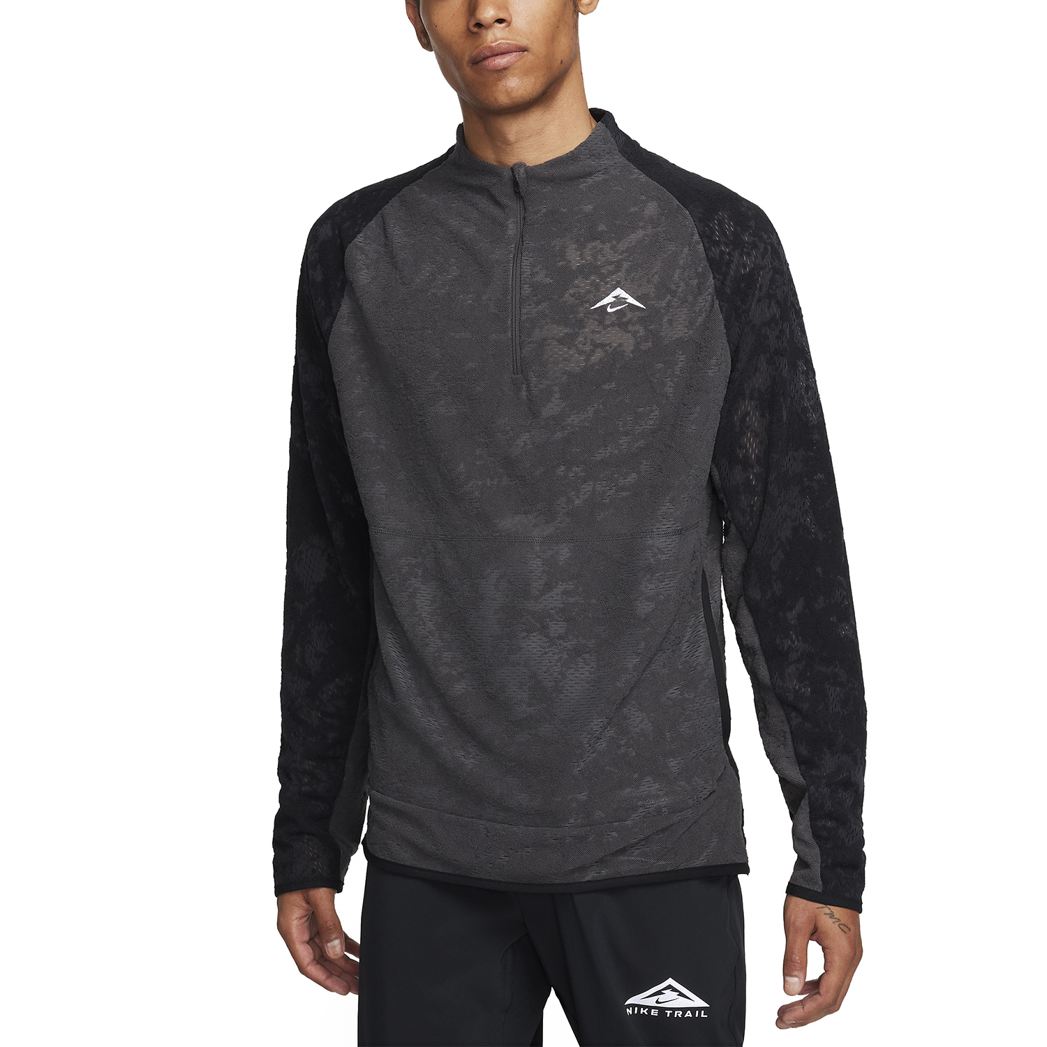 Nike Trail Camisa - Anthracite/Black/White