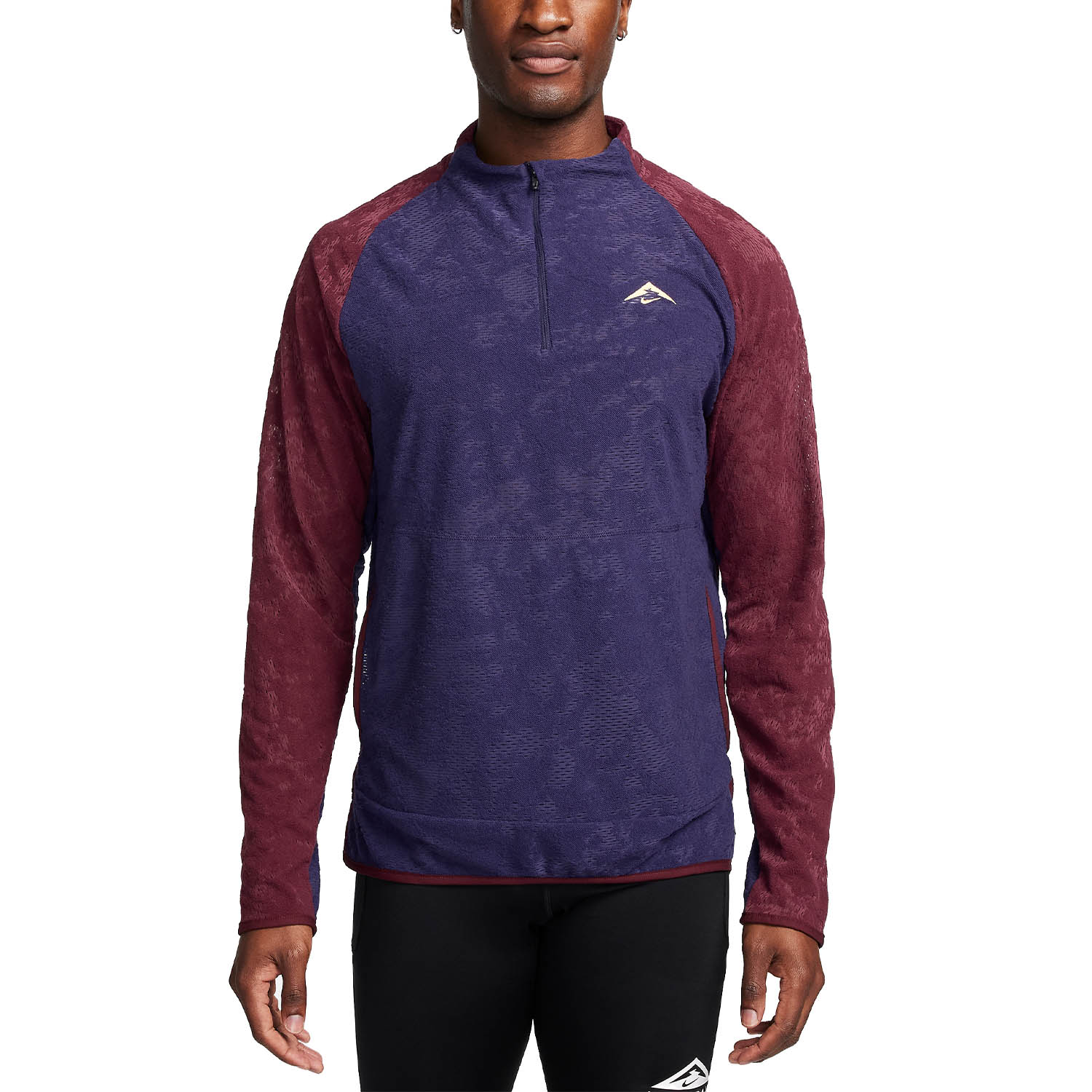 Nike Trail Shirt - Purple Ink/Night Maroon/Melon Tint