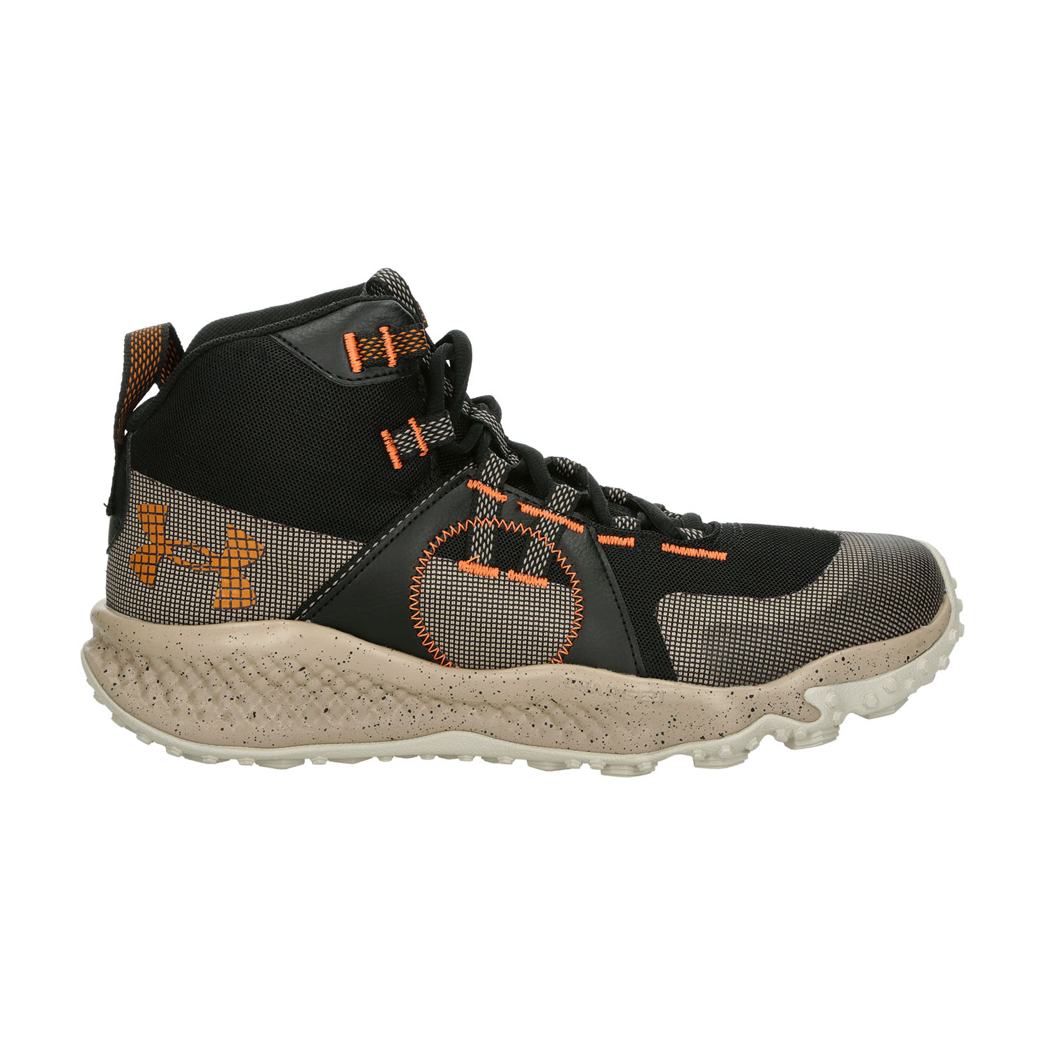 Under Armour Charged Maven Trek - Black/Sahara/Honey Orange