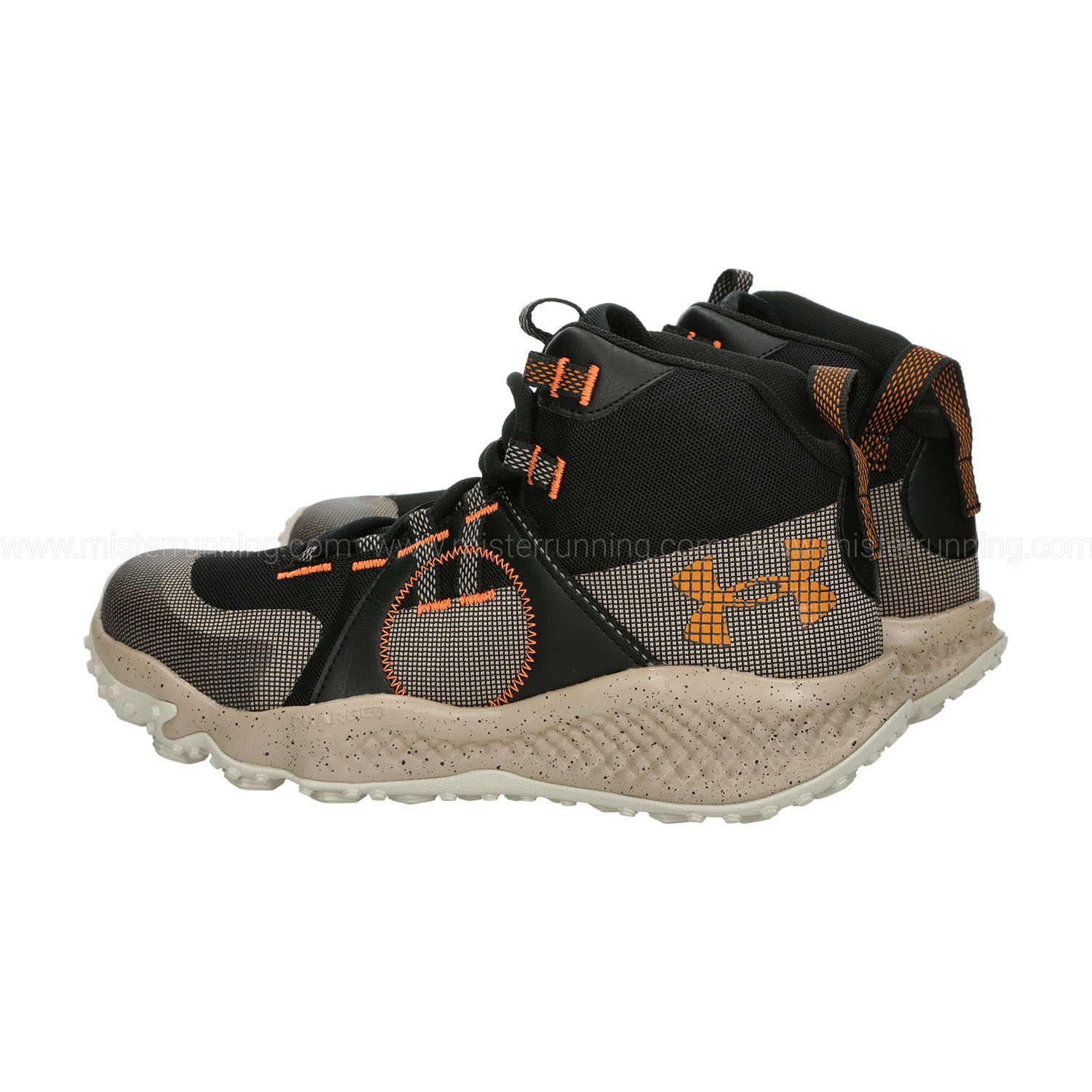 Under Armour Charged Maven Trek - Black/Sahara/Honey Orange