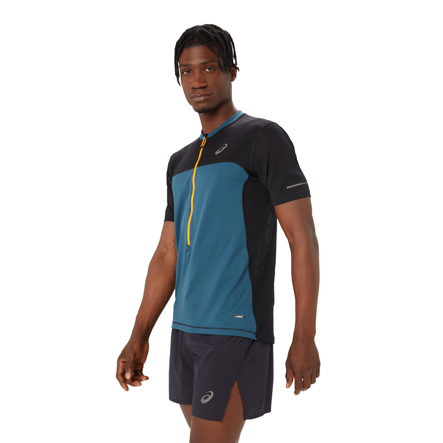 Asics Fujitrail T-Shirt - Magnetic Blue/Performance Black