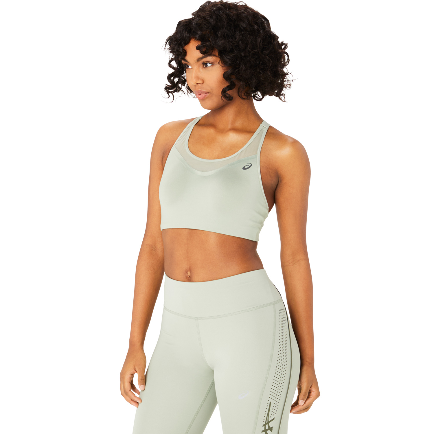 Asics Accelerate Sports Bra - Olive Grey