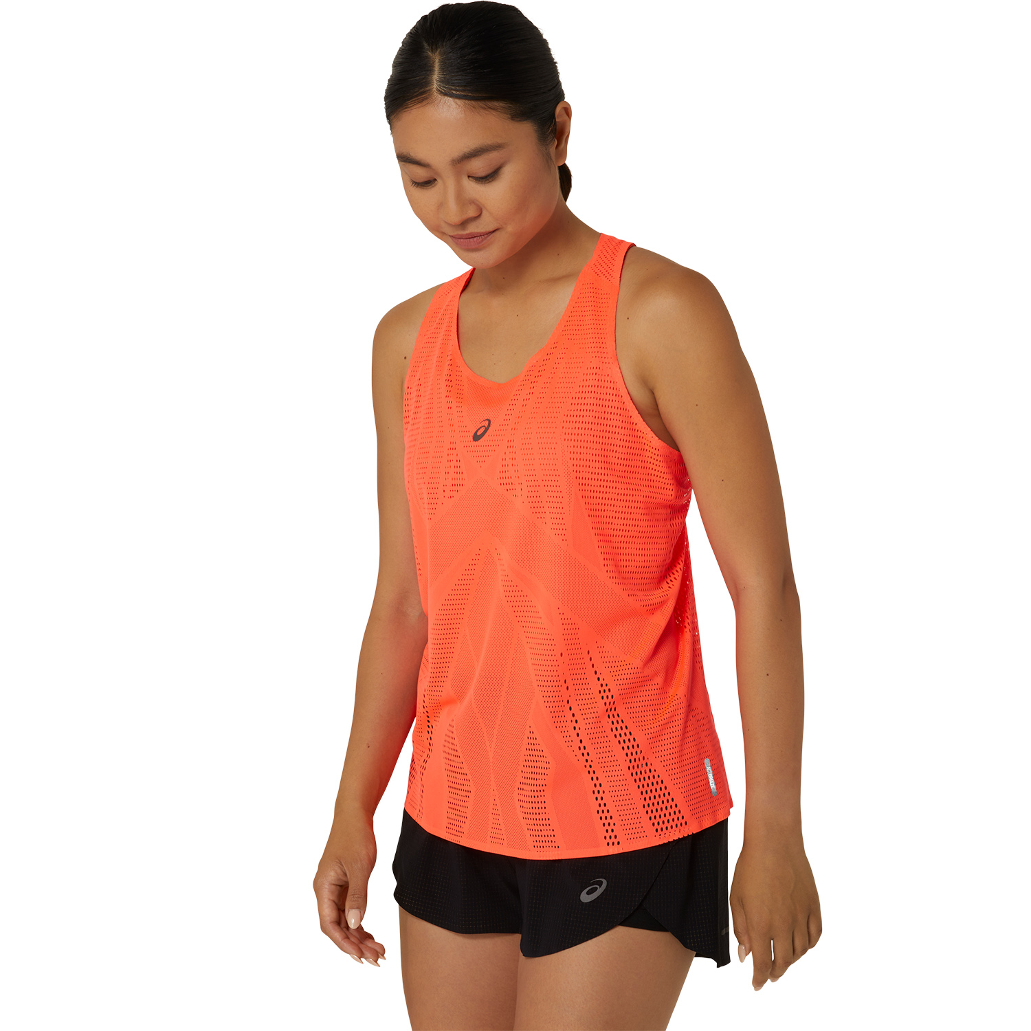 Asics Metarun Canotta da Running Donna Sunrise Red