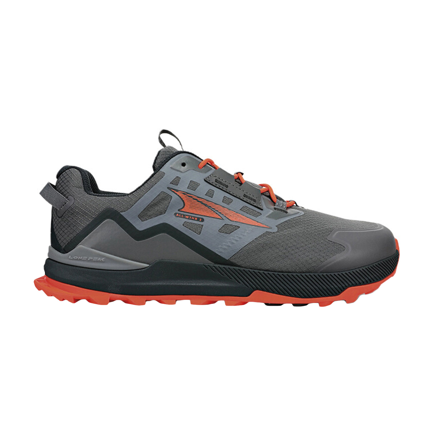 Altra Lone Peak All Weather Low 2 - Gray/Orange