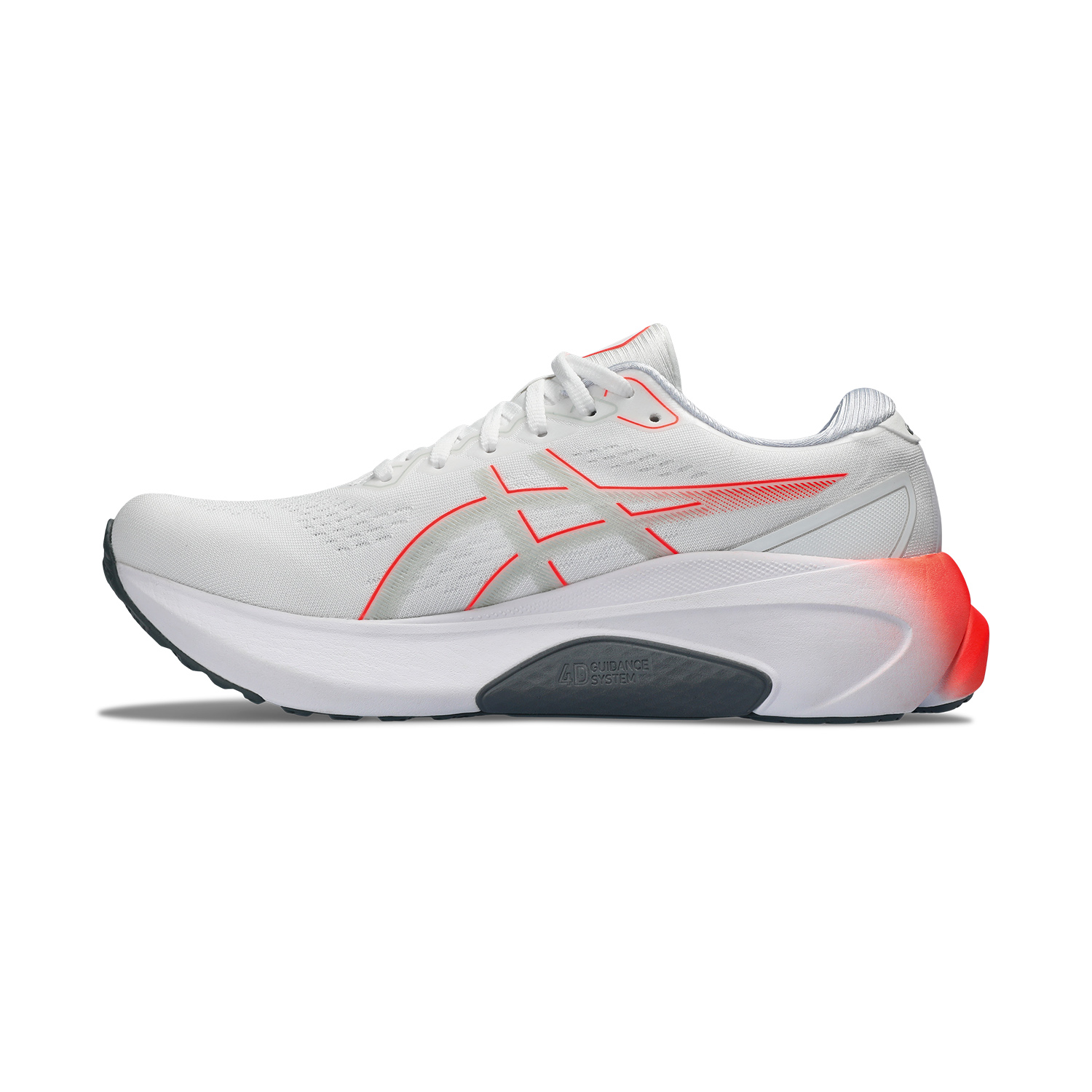 Asics Gel Kayano 30 - White/Sunrise Red