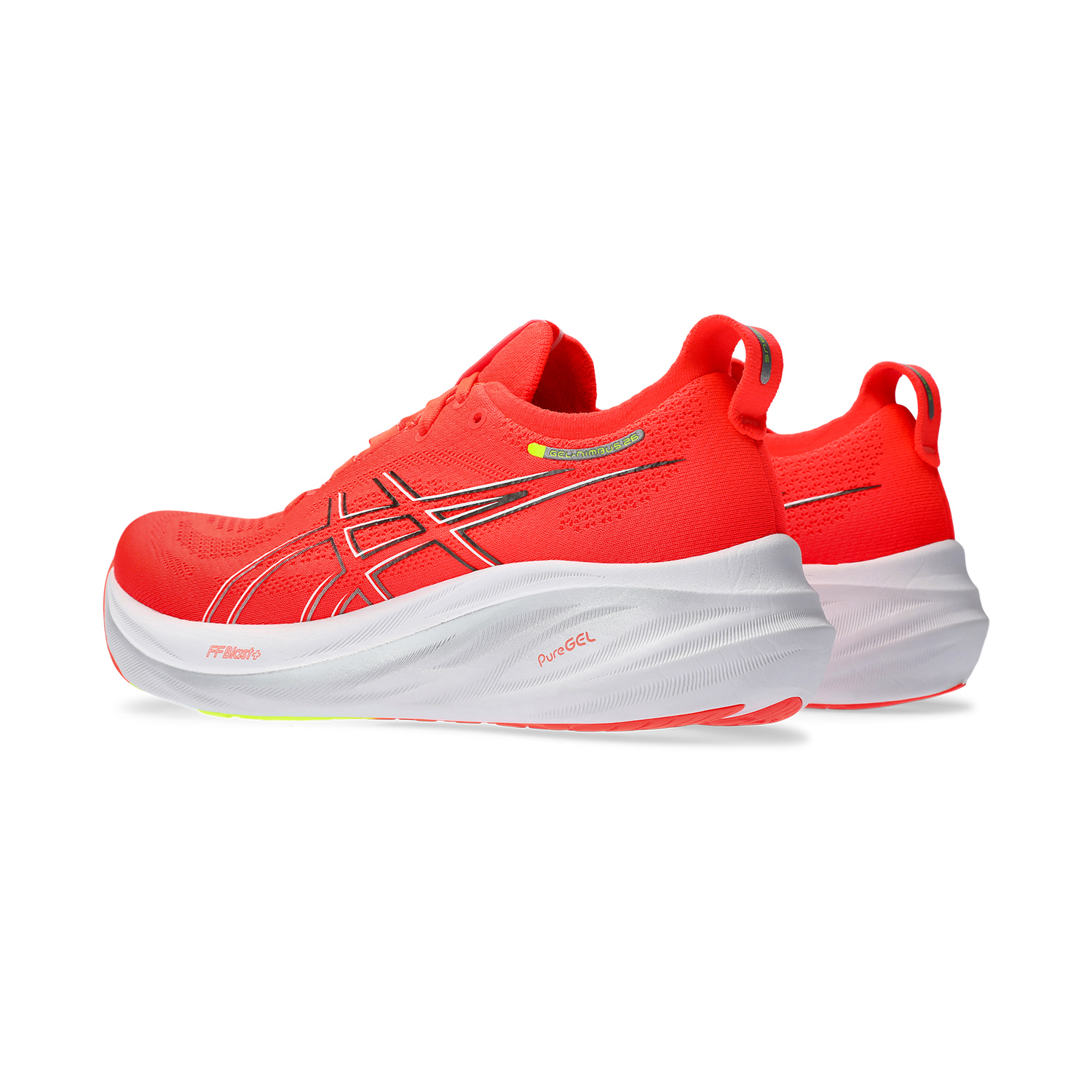 Asics Gel Nimbus 26 - Sunrise Red/Pure Silver