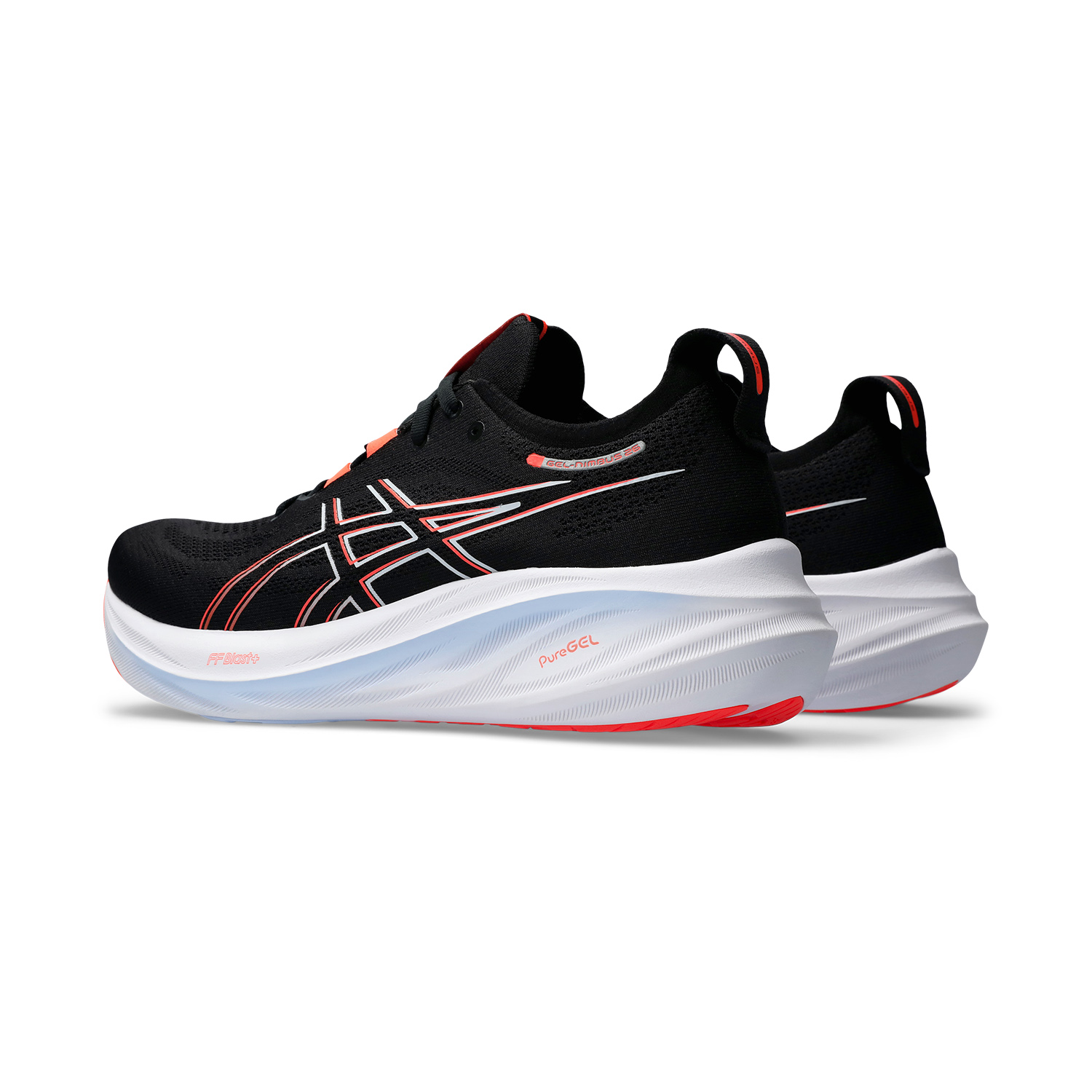 Asics Gel Nimbus 26 - Black/True Red