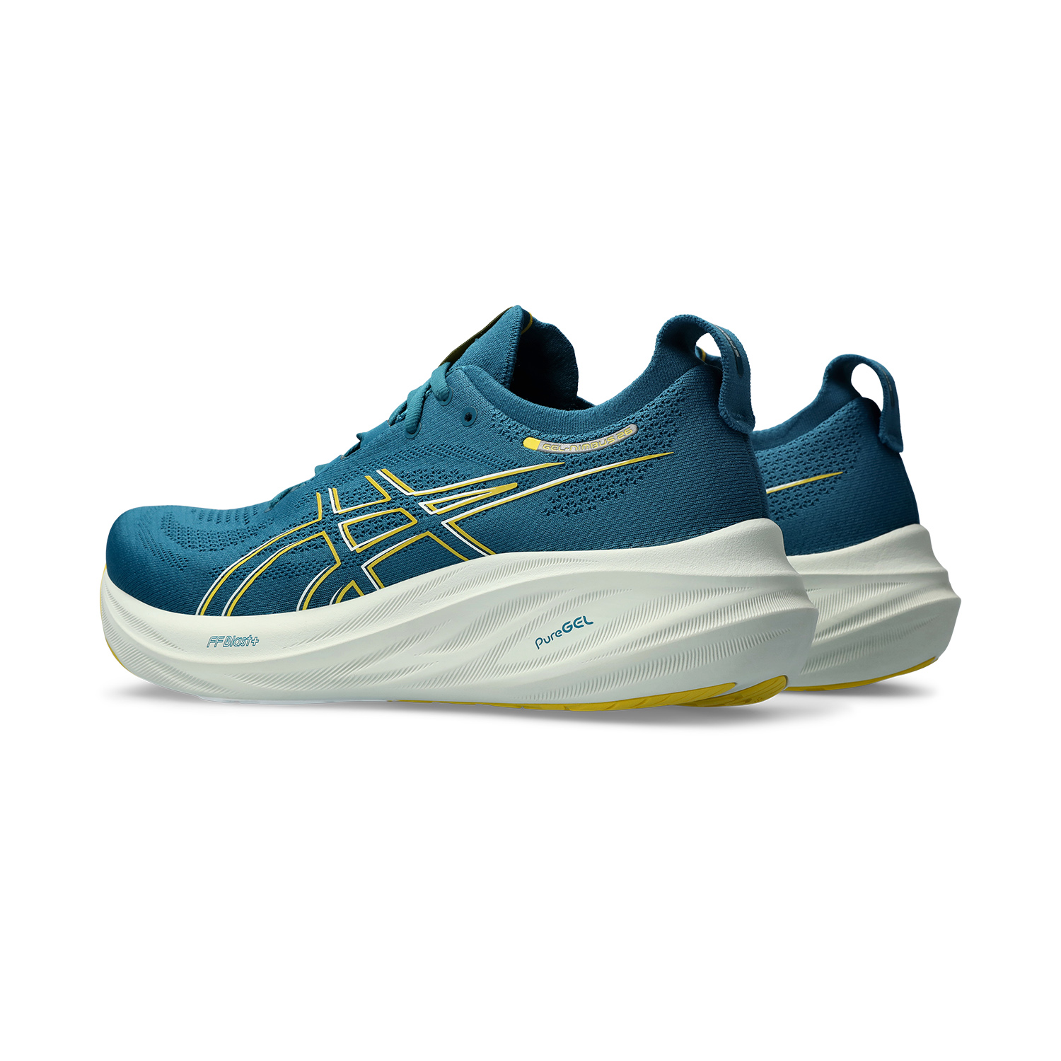 Asics Gel Nimbus 26 - Evening Teal/Light Mustard