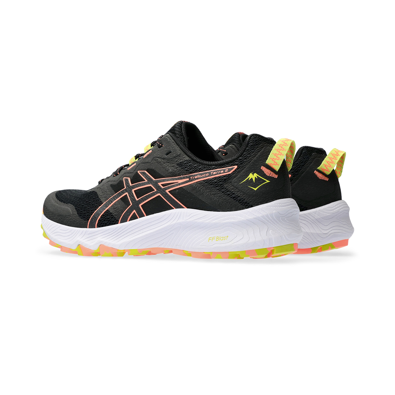 Asics Trabuco Terra 2 - Black/Sun Coral