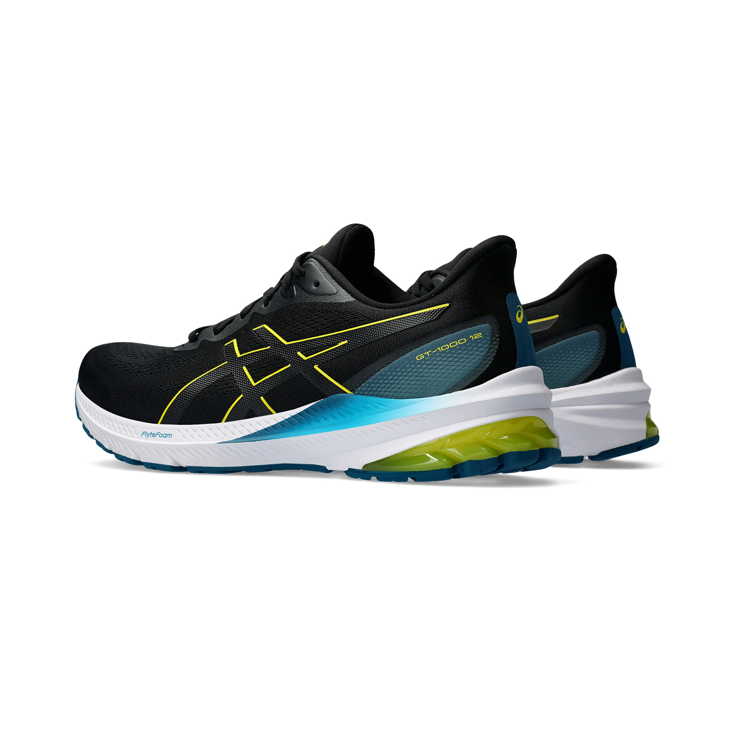 Asics GT 1000 12 - Black/Bright Yellow