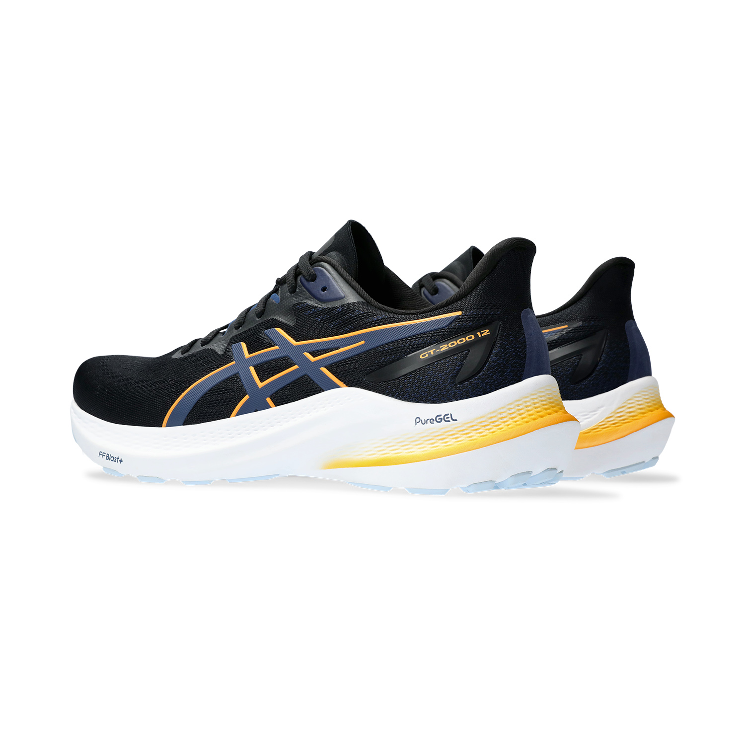 Asics GT 2000 12 - Black/Fellow Yellow