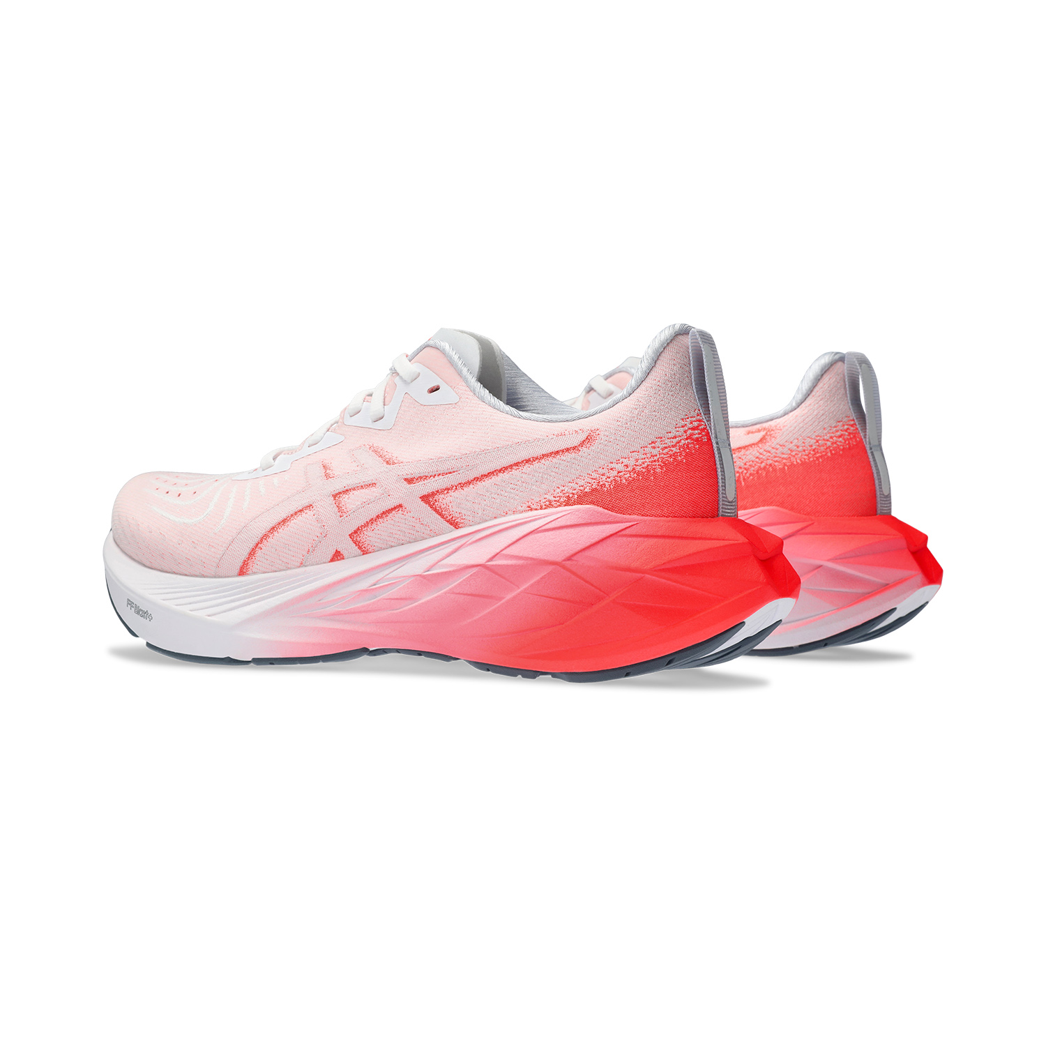 Asics Novablast 4 - White/Sunrise Red