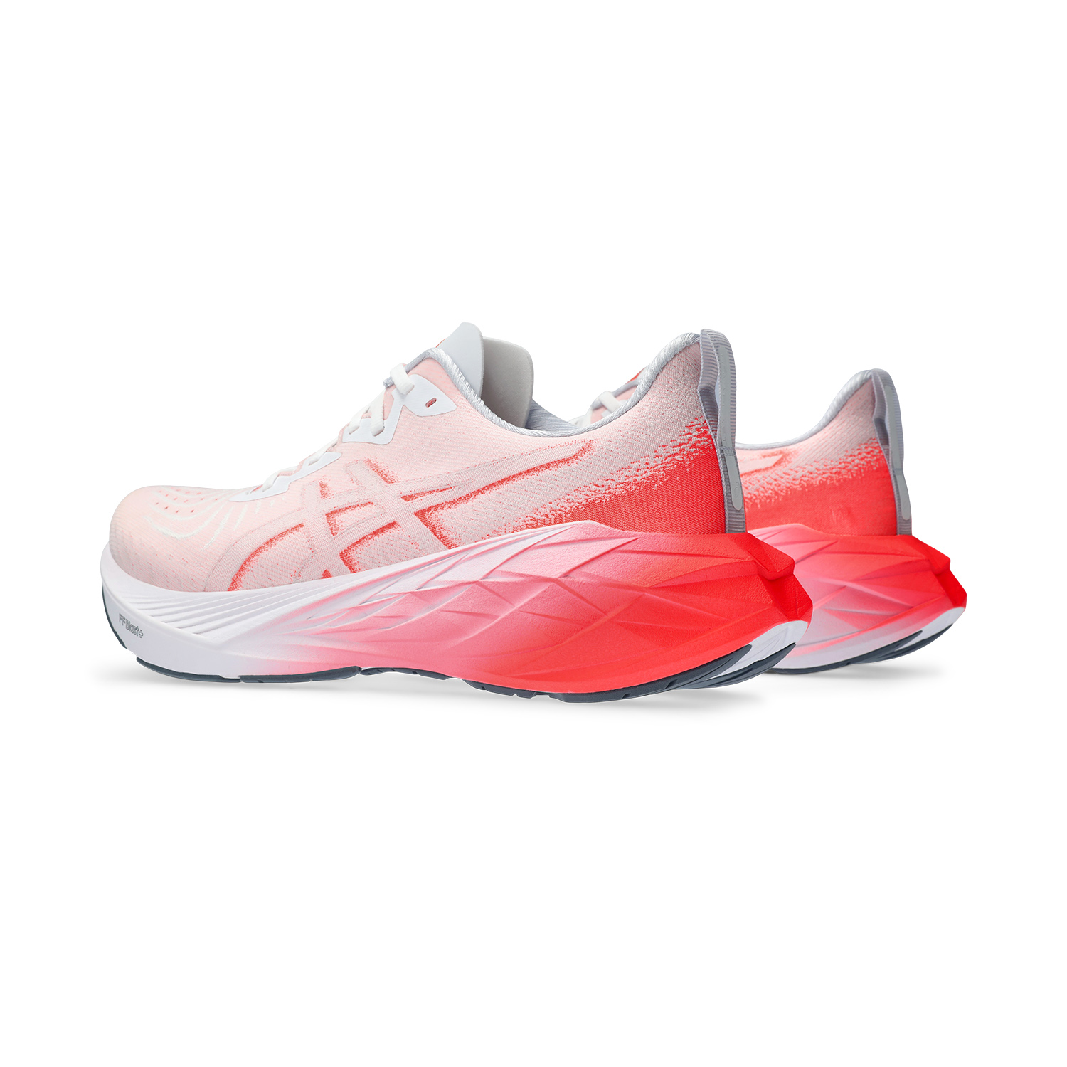 ASICS Novablast 4 Men's Shoes White/Sunrise Red - Running Warehouse Europe