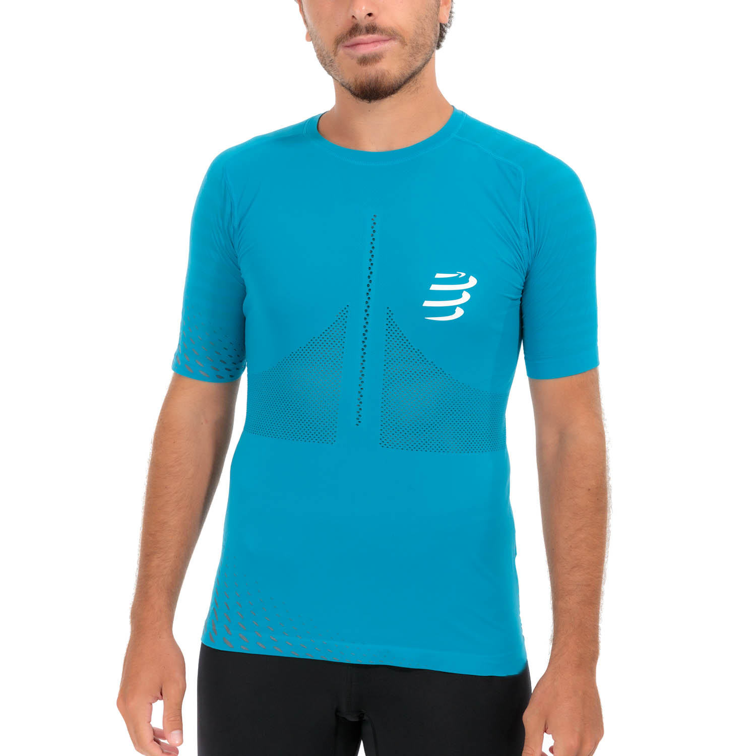 Compressport Racing Camiseta - Mosaic Blue/Magnet