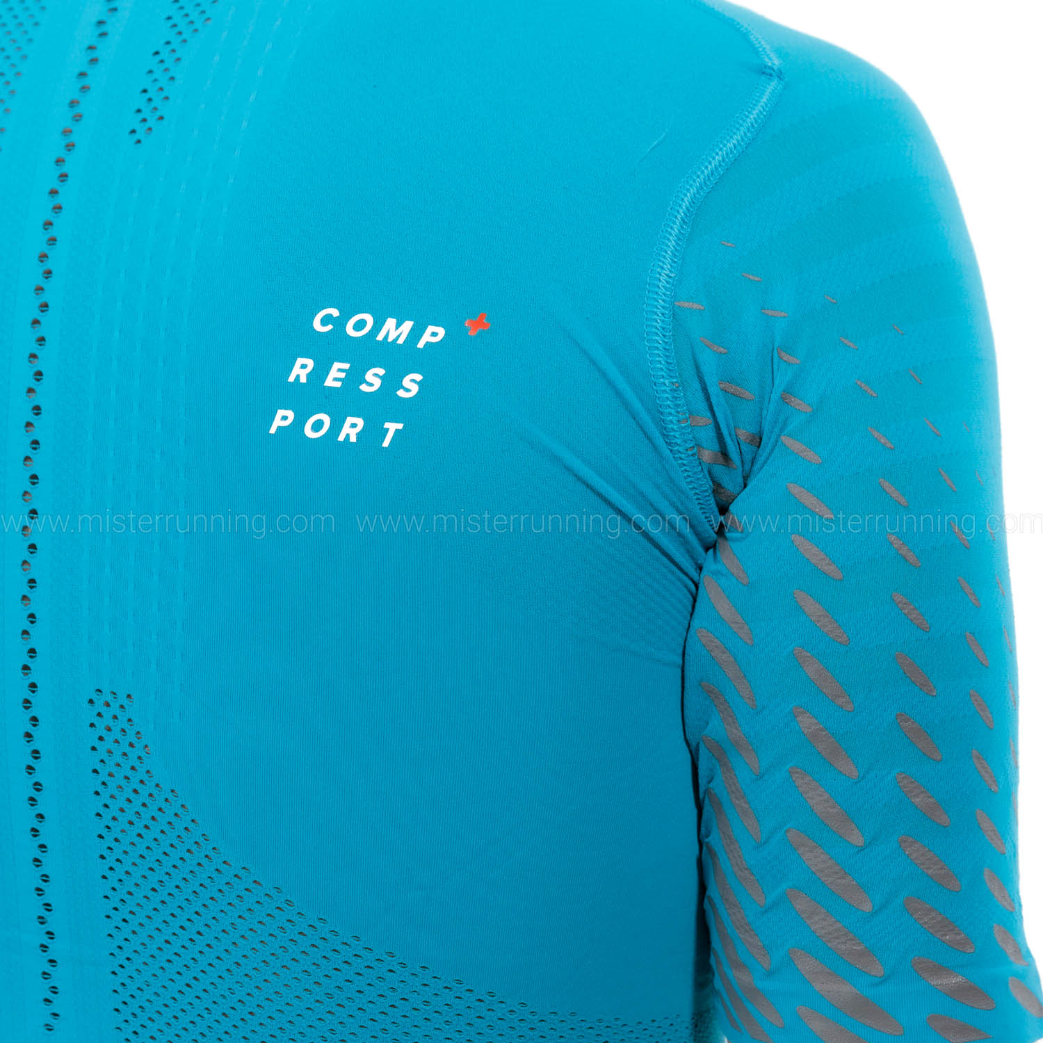 Compressport Racing T-Shirt - Mosaic Blue/Magnet