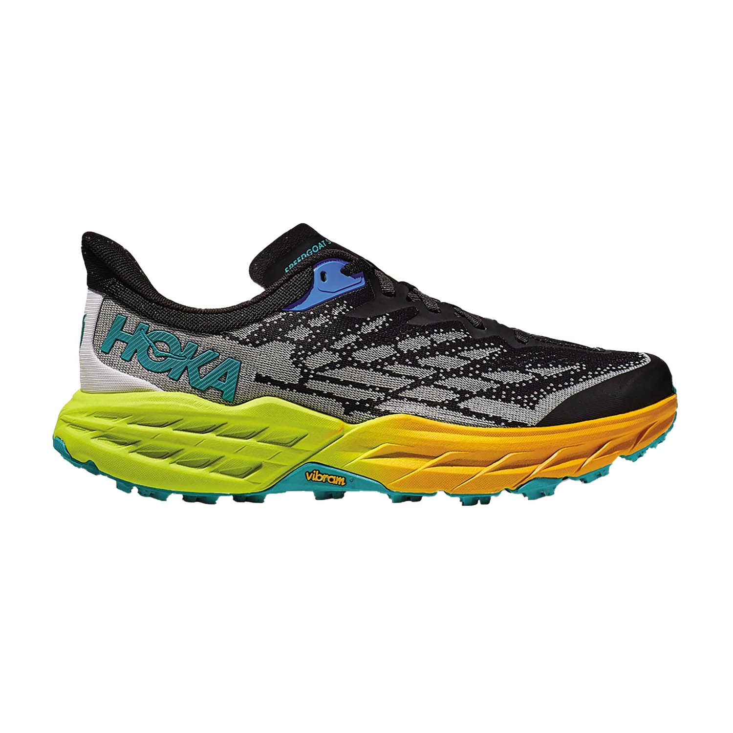 Hoka Speedgoat 5 Men's Trail Running Shoes Blue Graphite