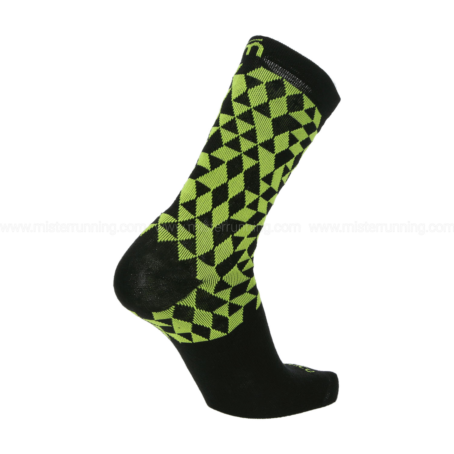 Mico Warm Control Natural Merino Light Weight Calcetines - Nero/Giallo Fluo