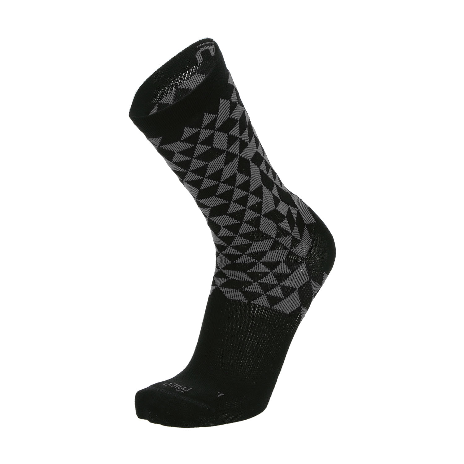 Mico Warm Control Natural Merino Light Weight Socks - Nero/Grigio