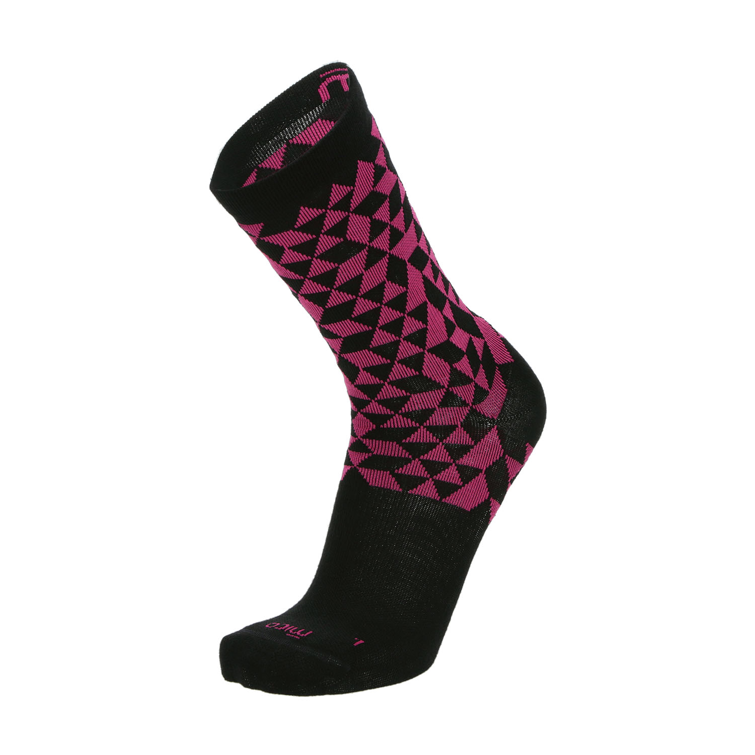 Mico Warm Control Natural Merino Light Weight Socks - Nero/Fucsia