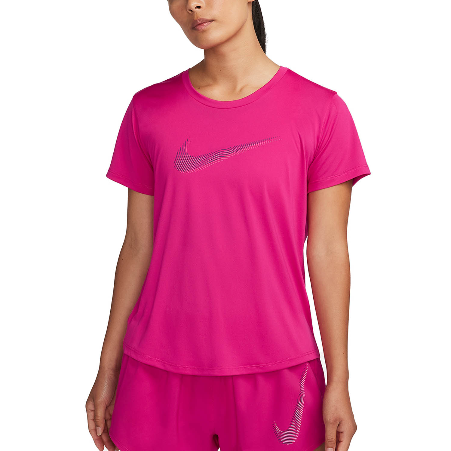 Nike Dri-FIT Swoosh Camiseta - Fireberry