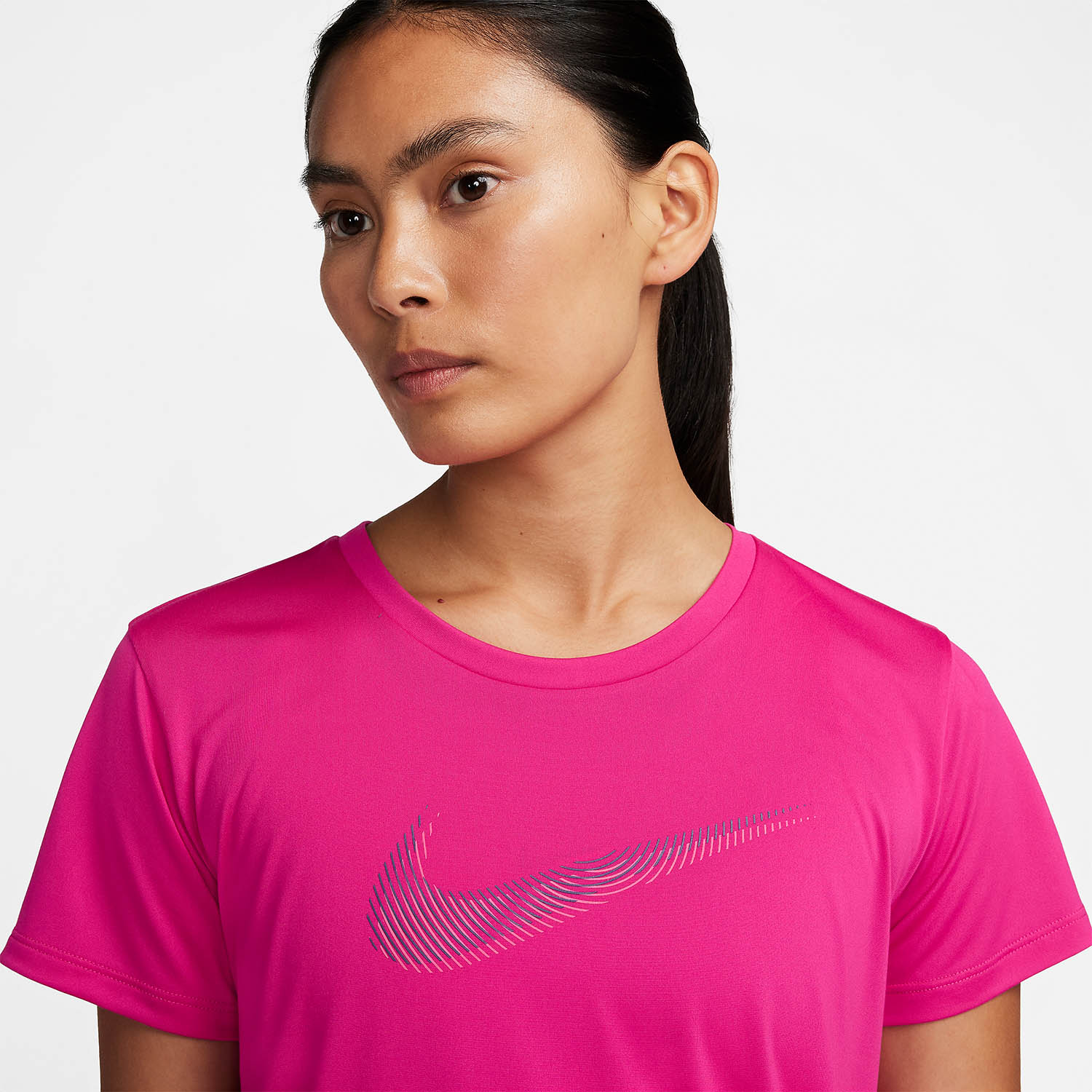 Nike Dri-FIT Swoosh Camiseta - Fireberry
