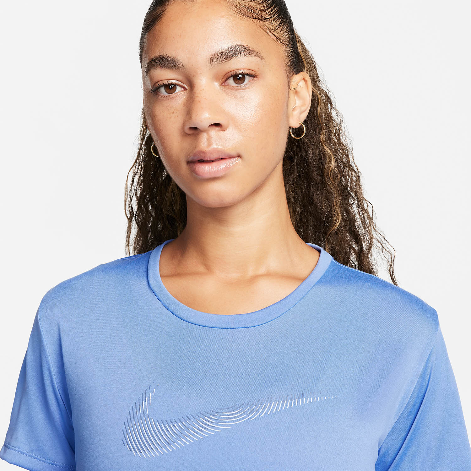 Nike Dri-FIT Swoosh Maglietta - Polar/Diffused Blue