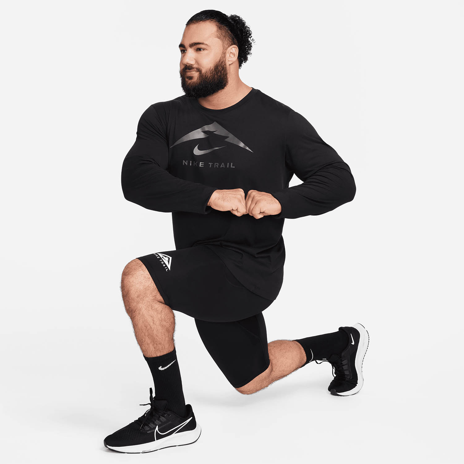 Nike Dri-FIT Trail Maglia - Black