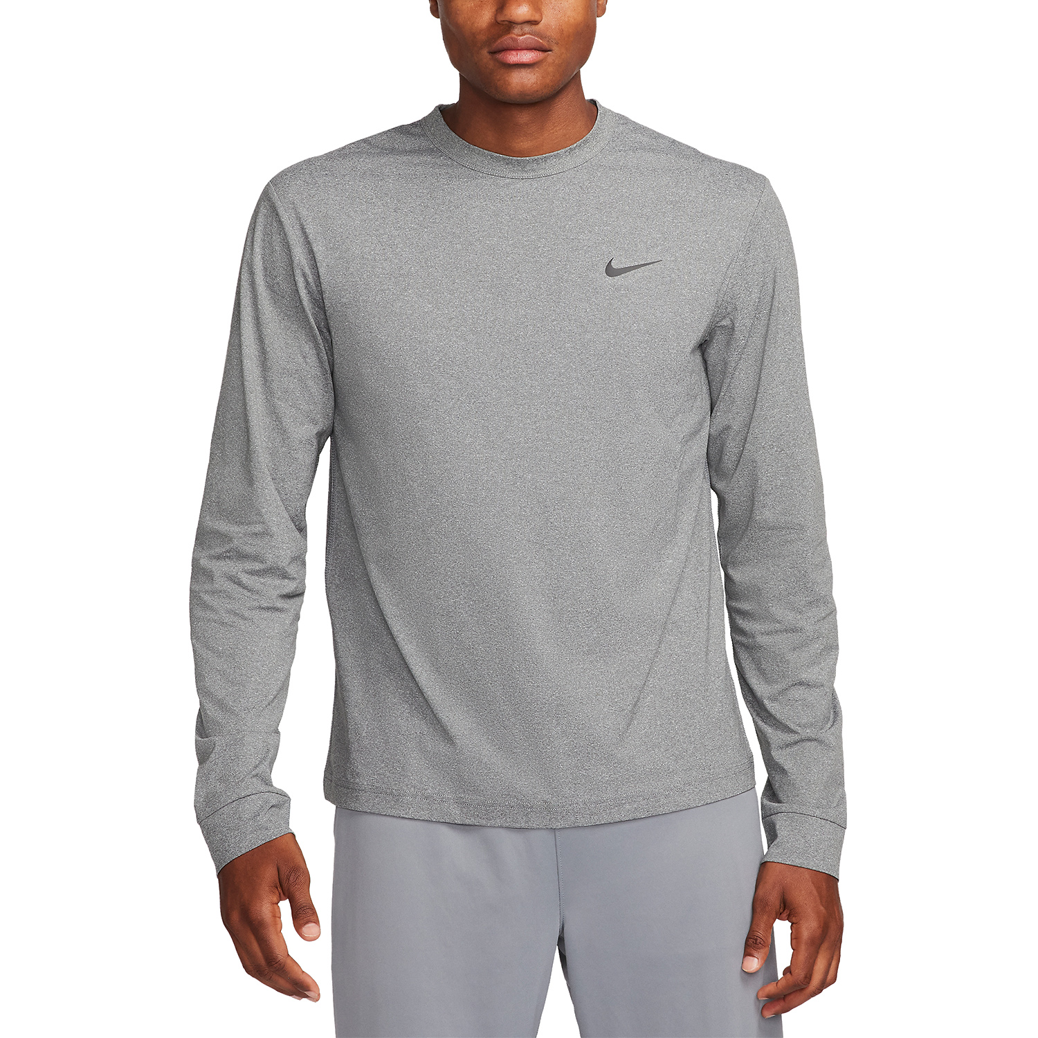 Nike Dri-FIT UV Hyverse Camisa - Smoke Grey/Heather/Black