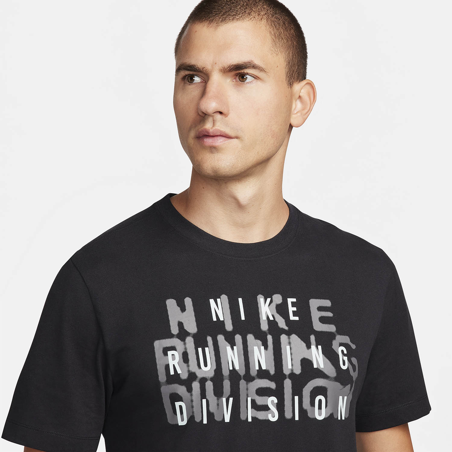 Nike Run Division Men's Running T-Shirt - Black