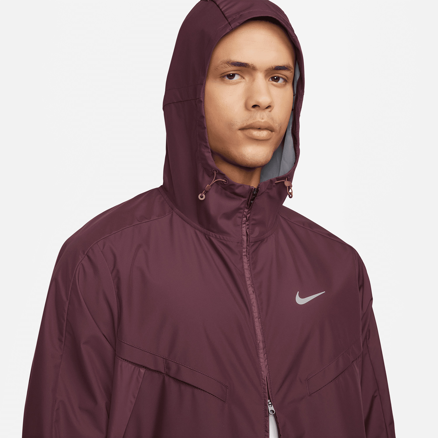 Nike Pro Dri Fit Full Zip Sportswear Jacket BV5568 681 Maroon Size