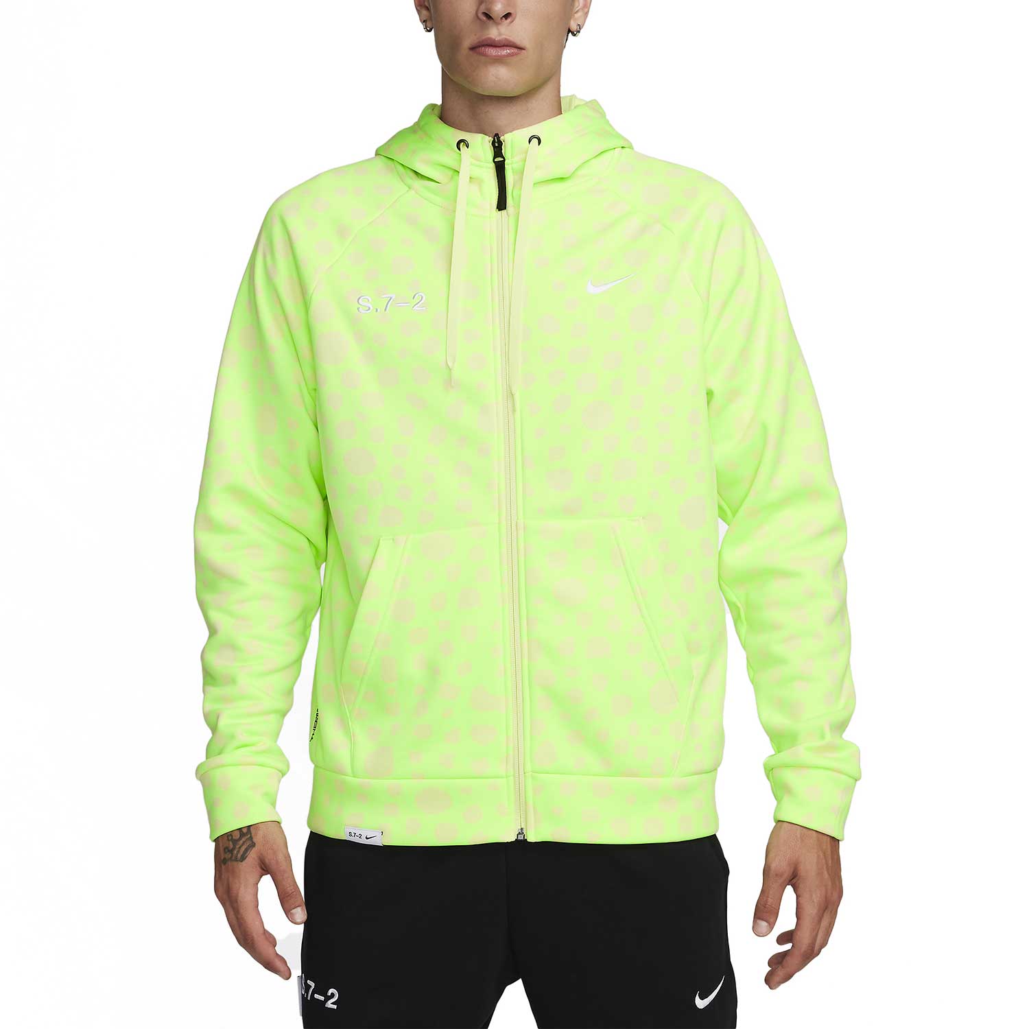 Nike Therma-FIT Studio 72 Sudadera - Lime Blast/Luminous Green/White