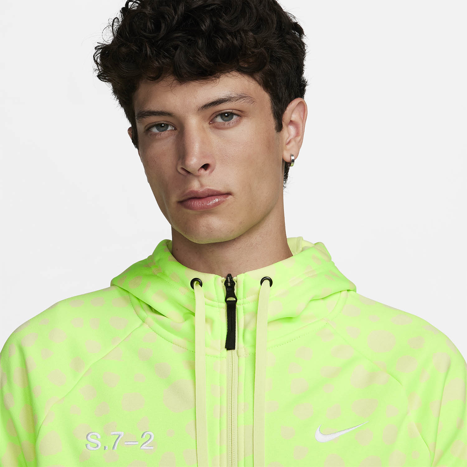 Nike Therma-FIT Studio 72 Sudadera - Lime Blast/Luminous Green/White