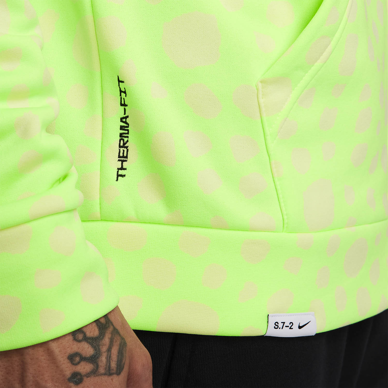 Nike Therma-FIT Studio 72 Felpa - Lime Blast/Luminous Green/White